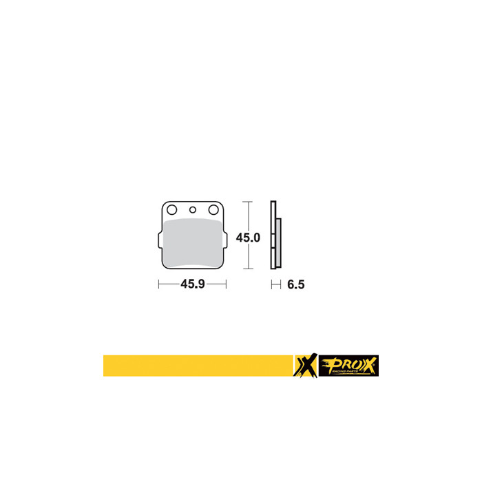 PROX brake pads KH84 / KH84 / 3 HONDA CR 80 / 85 '86-07, CRF 150R '07-09 front, YAMAHA YZ 80 / 85 '93-19, YZ 65 '19-20