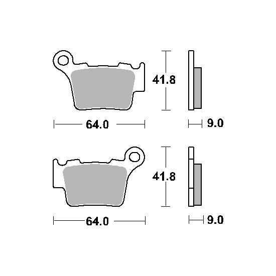 SBS brake pads KH368 OFF-ROAD CARBON