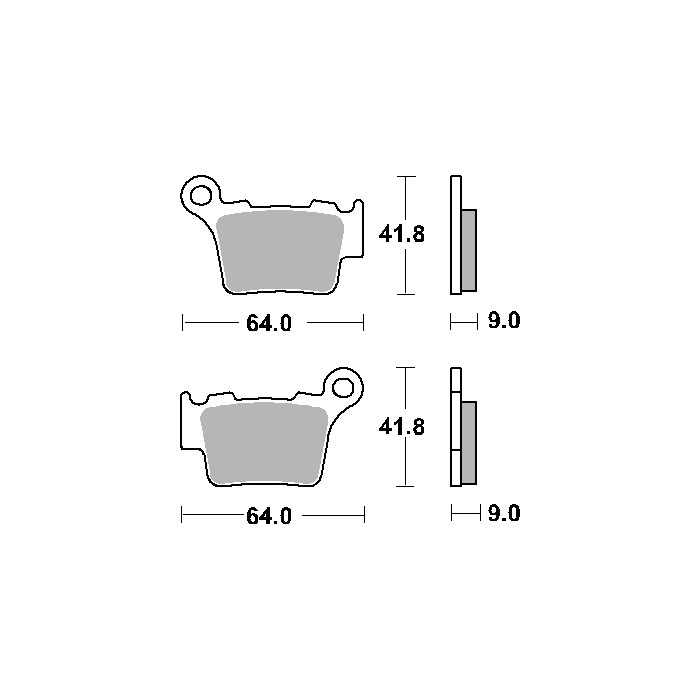 SBS brake pads KH368 OFF-ROAD CARBON