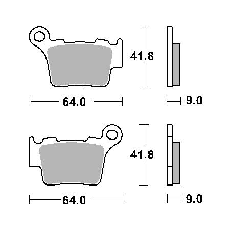 SBS brake pads KH368 OFF-ROAD CARBON