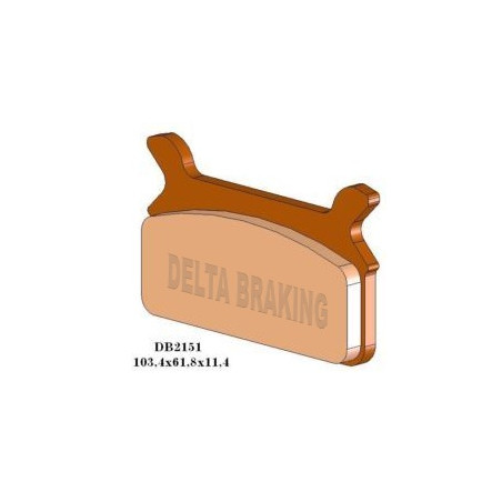 DELTA BRAKING brake pads KH201 HARLEY