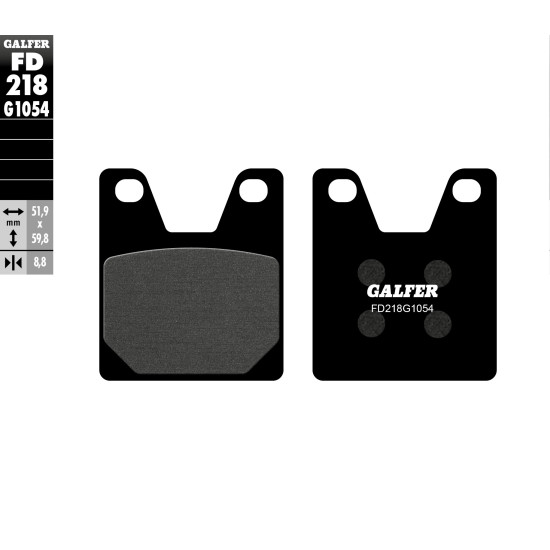 GALFER brake pads KH267 YAMAHA R1 (98-00), XJR 1300 (00) rear