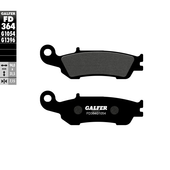 GALFER brake pads KH450 OFF ROAD YAMAHA YZ / YZF front '08-'19, WR250F '07-'19