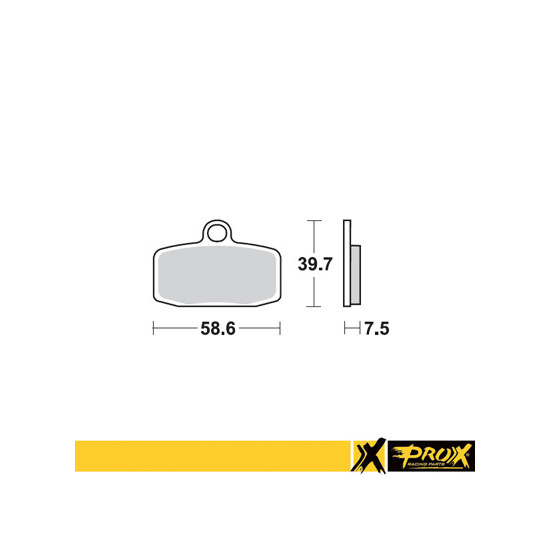 PROX brake pads KH612 KTM SX 85 '12-20, Freeride 250R '14-17, 350 '12-17 front