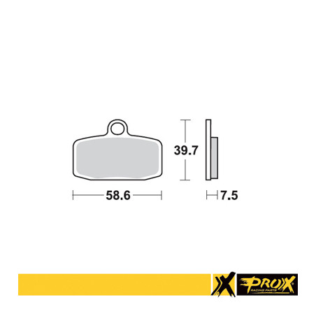 PROX brake pads KH612 KTM SX 85 '12-20, Freeride 250R '14-17, 350 '12-17 front