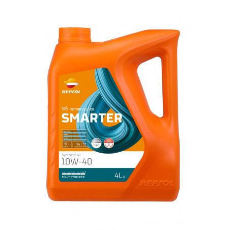 REPSOL 4T SMARTER SYNTHETIC  10W40 MA2 pilnai sintetinis tepalas 4L