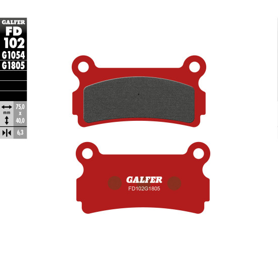 GALFER brake pads KH164 TRIAL