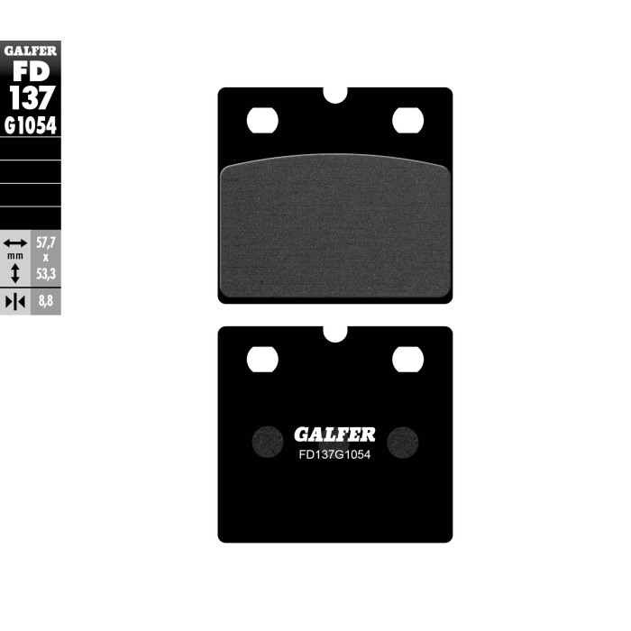 GALFER brake pads KH171 BMW K75 / 100, R80 / 100 front