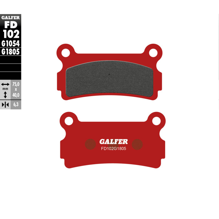 GALFER brake pads KH164 TRIAL