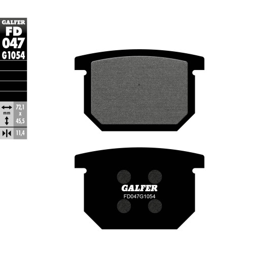 GALFER brake pads KH65 SUZUKI GS / GSX