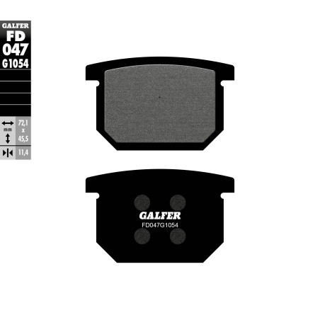 GALFER brake pads KH65 SUZUKI GS / GSX