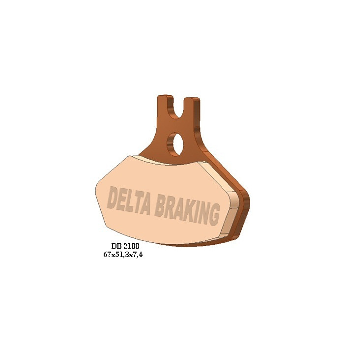 DELTA BRAKING brake pads KH468 CAN-AM DS 450 (08-14) front - replaced DB2188MX-N and DB2188QD-N