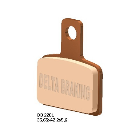 DELTA BRAKING stabdžių kaladėlės KH495 BETA TRIAL - pakeistas DB2201MX-N
