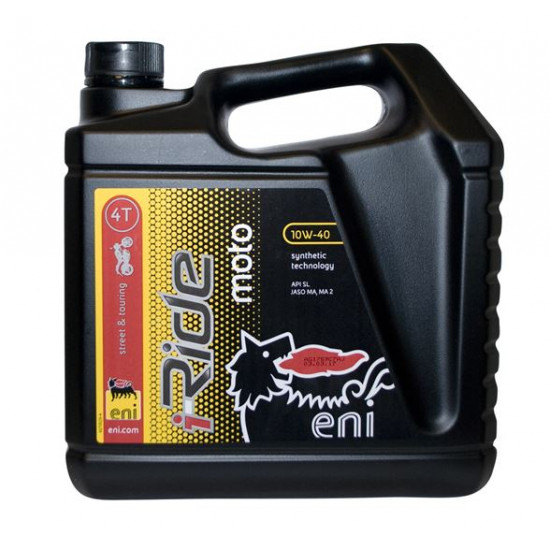 AGIP I-RIDE MOTO 10W40 MA2 semi-synthetic oil 4L
