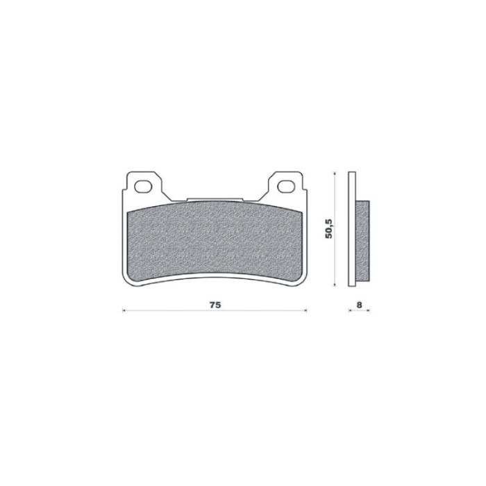 BRENTA brake pads KH390 Metalic sinter (gold color) HONDA (FT 4116)