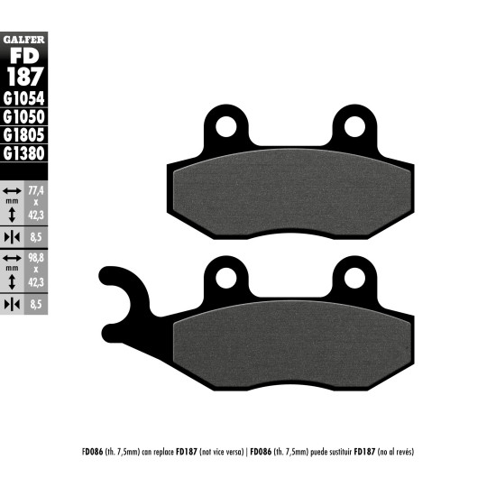 GALFER brake pads KH228