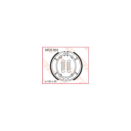TRW LUCAS drum brake pads (130X28mm) (Y506)