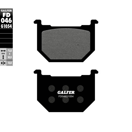 GALFER brake pads KH51 SUZUKI GN / GS / GSX front