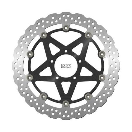 NG stabdžių diskas priekis DUCATI PANIGALE '12-21 (330X72X5mm) (5X8,5mm) WAVE plaukiojantis (ALUMINUM CENTER)