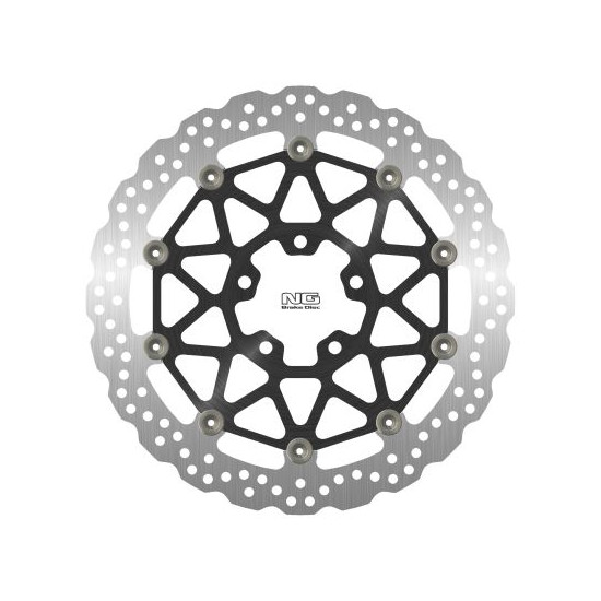 NG brake disc front KAWASAKI ZX 10R '17-18 (330X70X5,0mm) (5X10,5mm) WAVE floating (ALUMINUM CENTER)