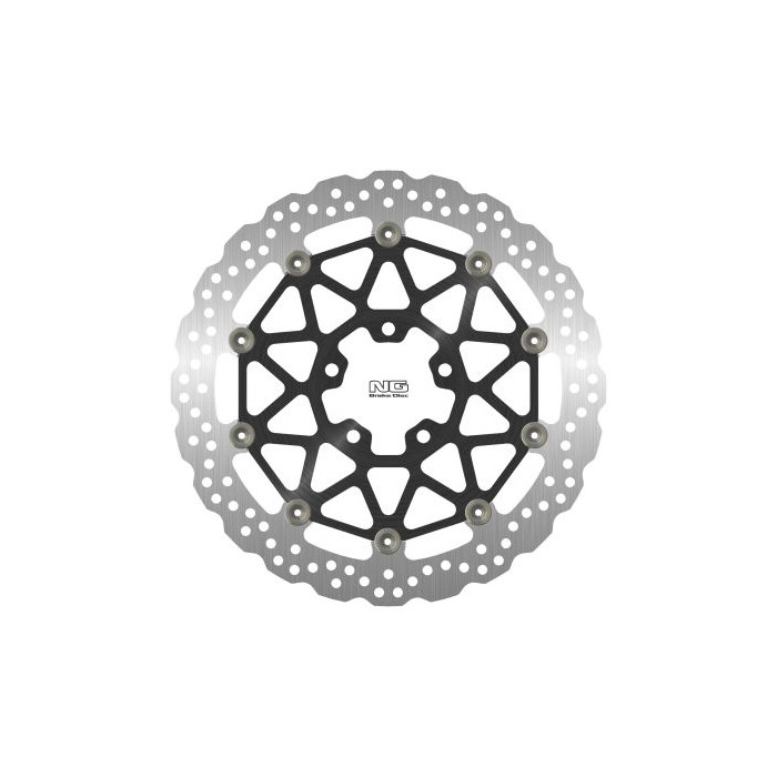 NG brake disc front KAWASAKI ZX 10R '17-18 (330X70X5,0mm) (5X10,5mm) WAVE floating (ALUMINUM CENTER)