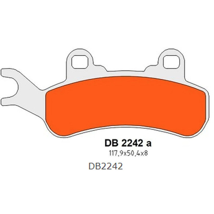 DELTA BRAKING brake pads KH683 rear / front right CAN-AM DEFENDER / TRAXTER 800 '16-'21, MAVERIC 800 / 900 '18-'21,