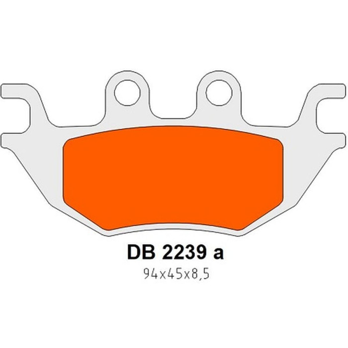 DELTA BRAKING brake pads KH686 rear right / left KAWASAKI KAF MULE 820 '15-'18, KAF MULE 1000 '16-'18
