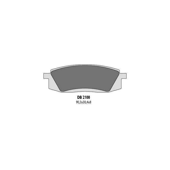 DELTA BRAKING brake pads KH105 YAMAHA TT350 / 600 - replaced DB2100MX-D and DB2100QD-D