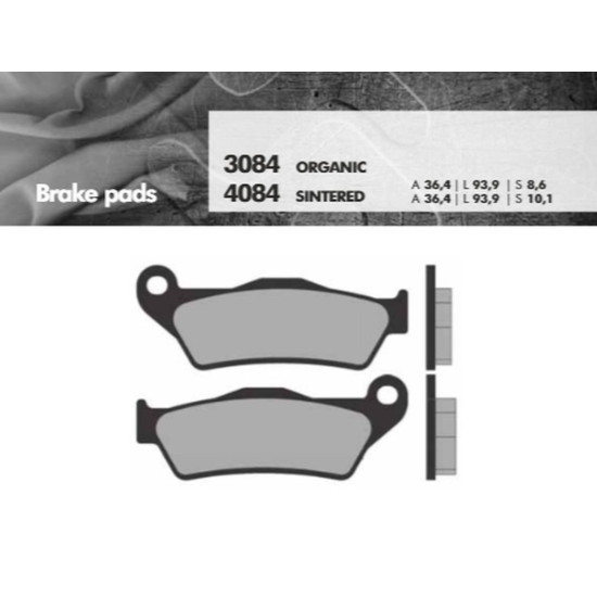 BRENTA brake pads KH363 Metalic sinter (gold color) BMW rear (FT 4084)
