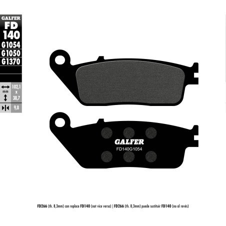 GALFER brake pads KH196