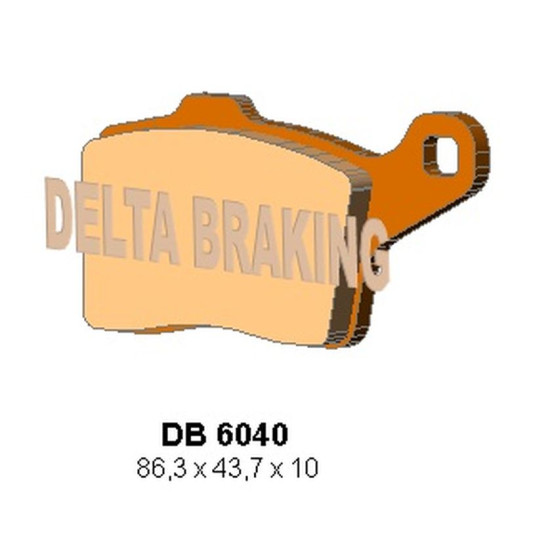 DELTA BRAKING stabdžių kaladėlės SKI DOO SNOWMOBILE