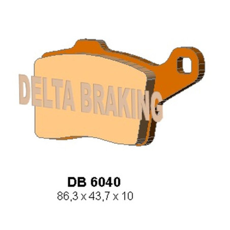 DELTA BRAKING brake pads SKI DOO SNOWMOBILE
