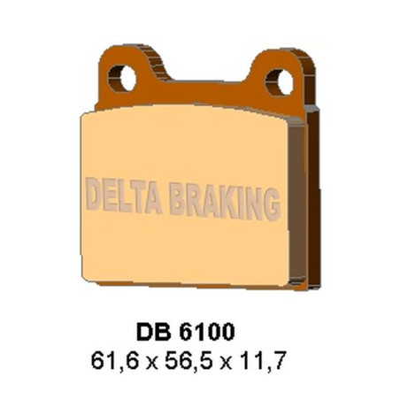 DELTA BRAKING brake pads SKI DOO SNOWMOBILE