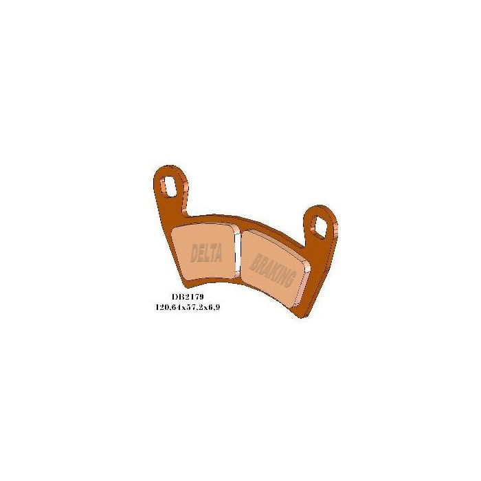DELTA BRAKING brake pads KH452 POLARIS - replaced DB2179MX-D and DB2179QD-D