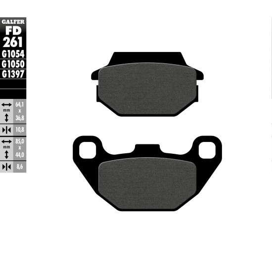 GALFER brake pads KH305 for scooters