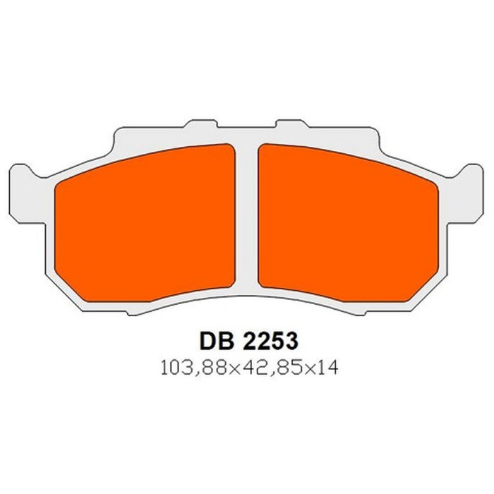 DELTA BRAKING brake pads front KH476 / KH477 TRIUMPH ROCKET III 2500 '19-'22, HONDA MUV 700 BIG RED '09,