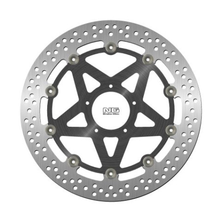NG brake disc front DUCATI 1098, 1199 / 1299 PANIGALE, 1200 MONSTER (330X72X5) floating (ALUMINUM CENTER) - replaced