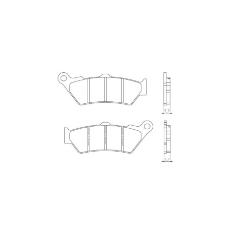BRENTA brake pads KH209 Metalic sinter (gold color) (FT 4090)