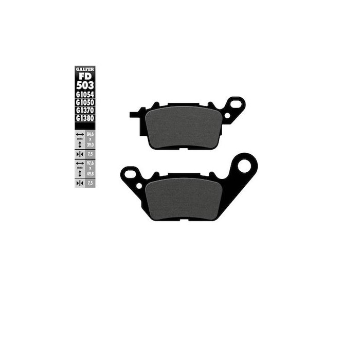GALFER brake pads KH694 YAMAHA N-MAX 125 '18- front, SEMI-METALLIC