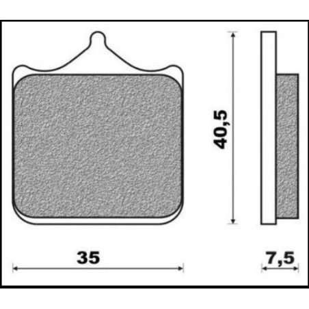 BRENTA brake pads KH322 / 4 (FT 3107)