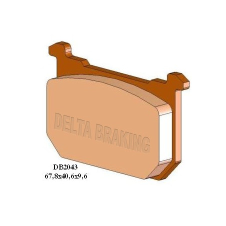 DELTA BRAKING stabdžių kaladėlės KH66, KH68