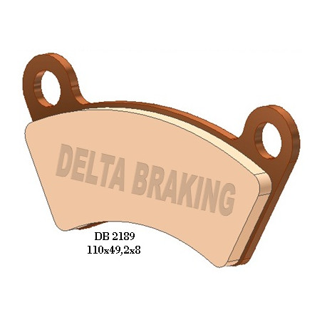 DELTA BRAKING brake pads KH482 - replaced DB2189QD-D and DB2189MX-D