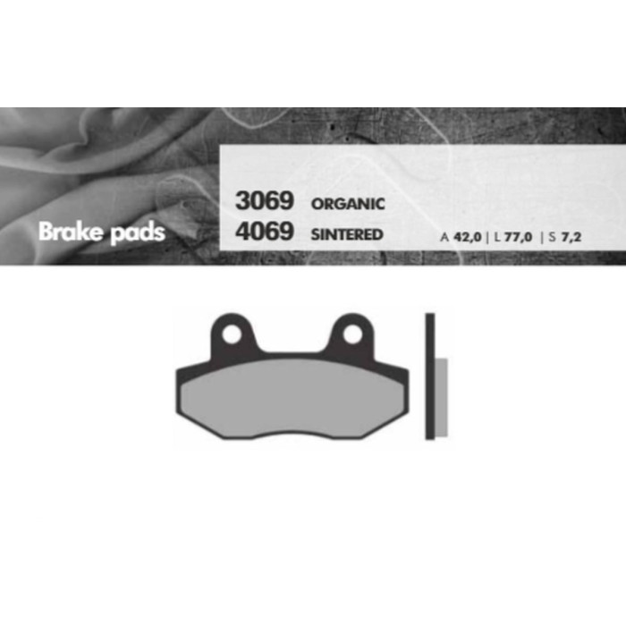 BRENTA brake pads KH86 Metalic sinter (gold color) (FT 4069)
