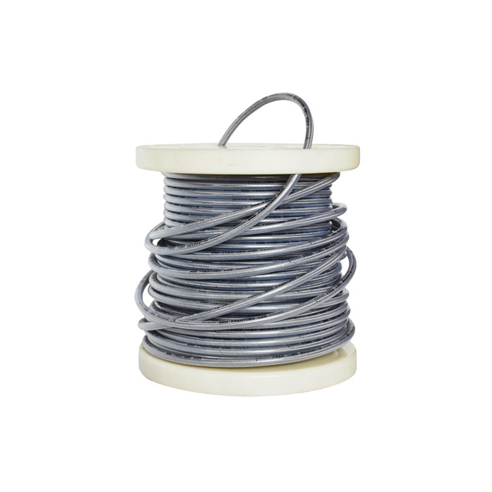 FREN TUBO BRAIDED STEEL BRAKE HOSE (TRANSPARENT) - 1 MB (1M SECTION CUTTED FROM A ROLL) (PCS1M)
