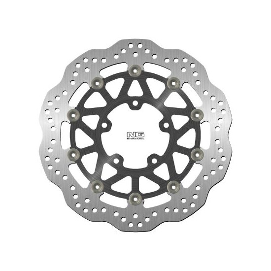 NG brake disc front KAWASAKI Z1000SX '19-21, Z1000 '07-20 (300X80X5,5mm) (5X10,5mm) WAVE floating (ALUMINUM CENTER)