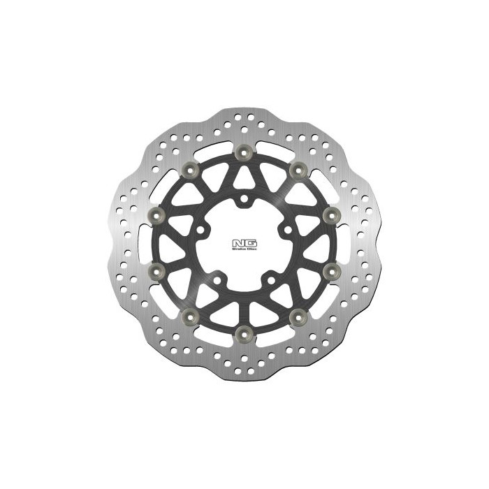 NG brake disc front KAWASAKI Z1000SX '19-21, Z1000 '07-20 (300X80X5,5mm) (5X10,5mm) WAVE floating (ALUMINUM CENTER)
