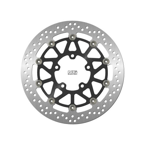 NG brake disc front KAWASAKI ZX-6R 636 '16-20 (310X80X5mm) (5X10,5mm) floating (ALUMINUM CENTER)