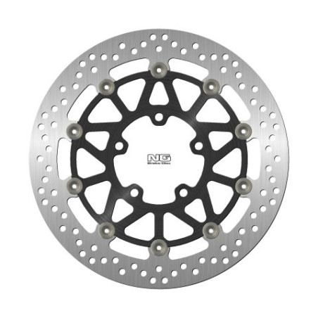 NG brake disc front KAWASAKI ZX-6R 636 '16-20 (310X80X5mm) (5X10,5mm) floating (ALUMINUM CENTER)
