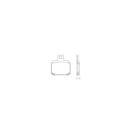 BRENTA brake pads KH266 Metalic sinter (gold color) (FT 4035)
