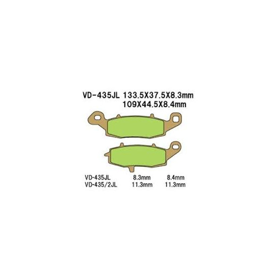 VESRAH brake pads KH231 (MADE IN JAPAN)